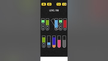 Water sort puzzle Level 1110