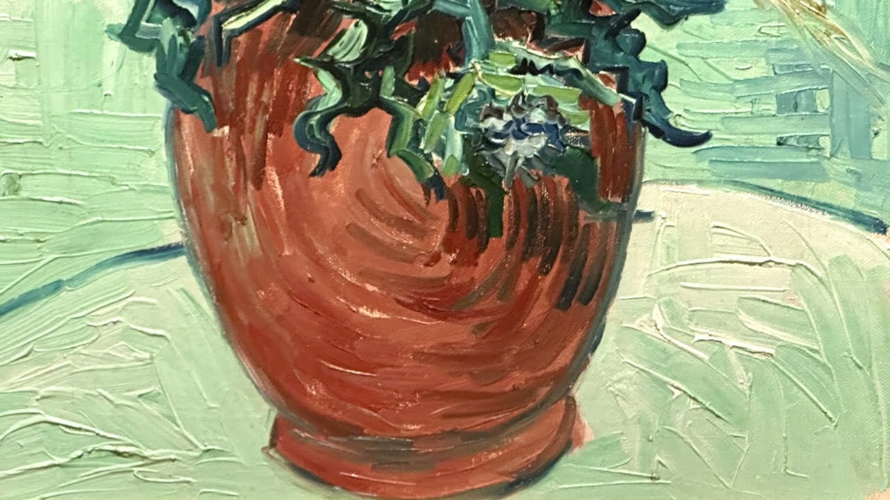 Galle の壺、初期試作品。 Art Appreciation No. 160 [Thistle Flower] Vincent van Gogh