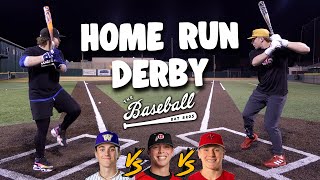 Baseball Bat Bros HOME RUN DERBY | Will vs. JT vs. Cam