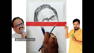 S P Balasubrahmaniam | Pencil Drawing | Pencil Sketch | Artist Harrsha