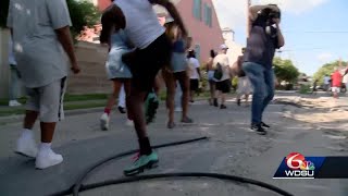 New Orleans children lead second line for Texas school shooting victims