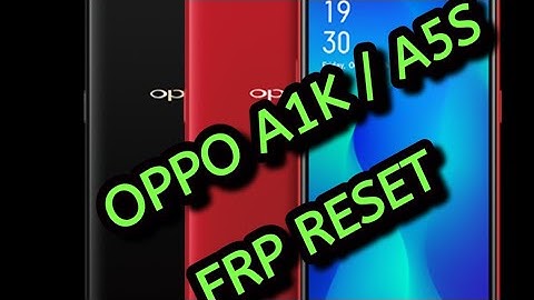 All oppo frp bypass A5s /A1K without Pc