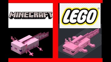 Lego Minecraft Axolotl Tutorial