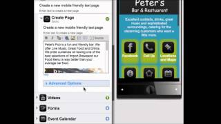 Best, Fast and  Easy Mobile Website Builder