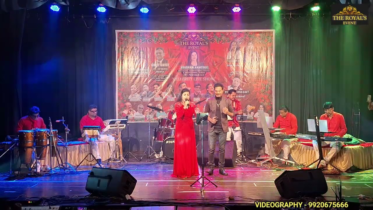 Chup Gaye Sare Nazare - Anamika & Vishal | Live at The Royal’s Event - Celebrity Live Show 2025