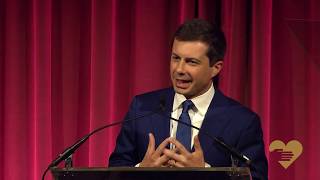 Pete Buttigieg Receives the Golden Heart Award for Outstanding Leadership and Public Service