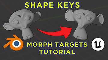 BLENDER to UNREAL Shape Keys and Morph Targets (UE4/UE5 tutorial)