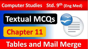 9th Std Computer Studies Chapter 11 (textual mcqs) | English Medium