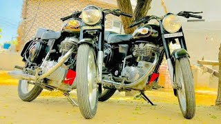 (part 219)Bullet Modified 350 standard and classic!Modified bullet in Punjab !!