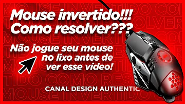 Como inverter o movimento do mouse Windows 10?