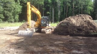 Начало строительства. Выемка плодородного грунта . видео Устройство дренажа: строительство системы открытого и закрытого типа