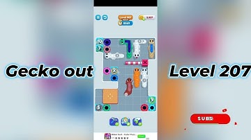 Gecko Out Level 207 Walkthrough 🧩 | Step-by-Step Puzzle Guide | SolutionGuruji