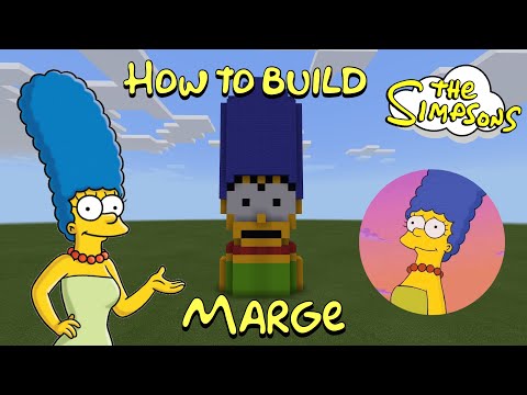 Come costruire Marge Simpson I Simpson in Minecraft !!