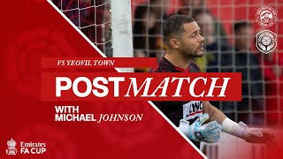 Post Match Reaction Michael Johnson Hemel Hempstead Town Fc 2-1 Yeovil Town - Emirates Fa Cup