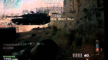 MW3 Gameplay: Sniping Clip#2 - Dome (1v1)