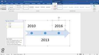 How to create basic timeline in Word
