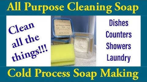 All Purpose Cold Process Soap Making| How to Add Citric Acid to Soap | Clean With Me