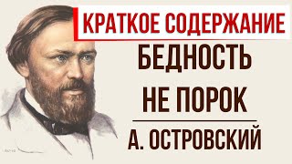 Бедность не порок. Краткое содержание