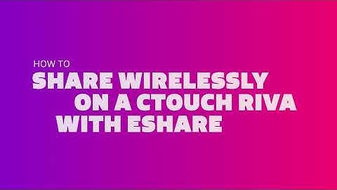How do I share my screen wirelessly with EShare?
