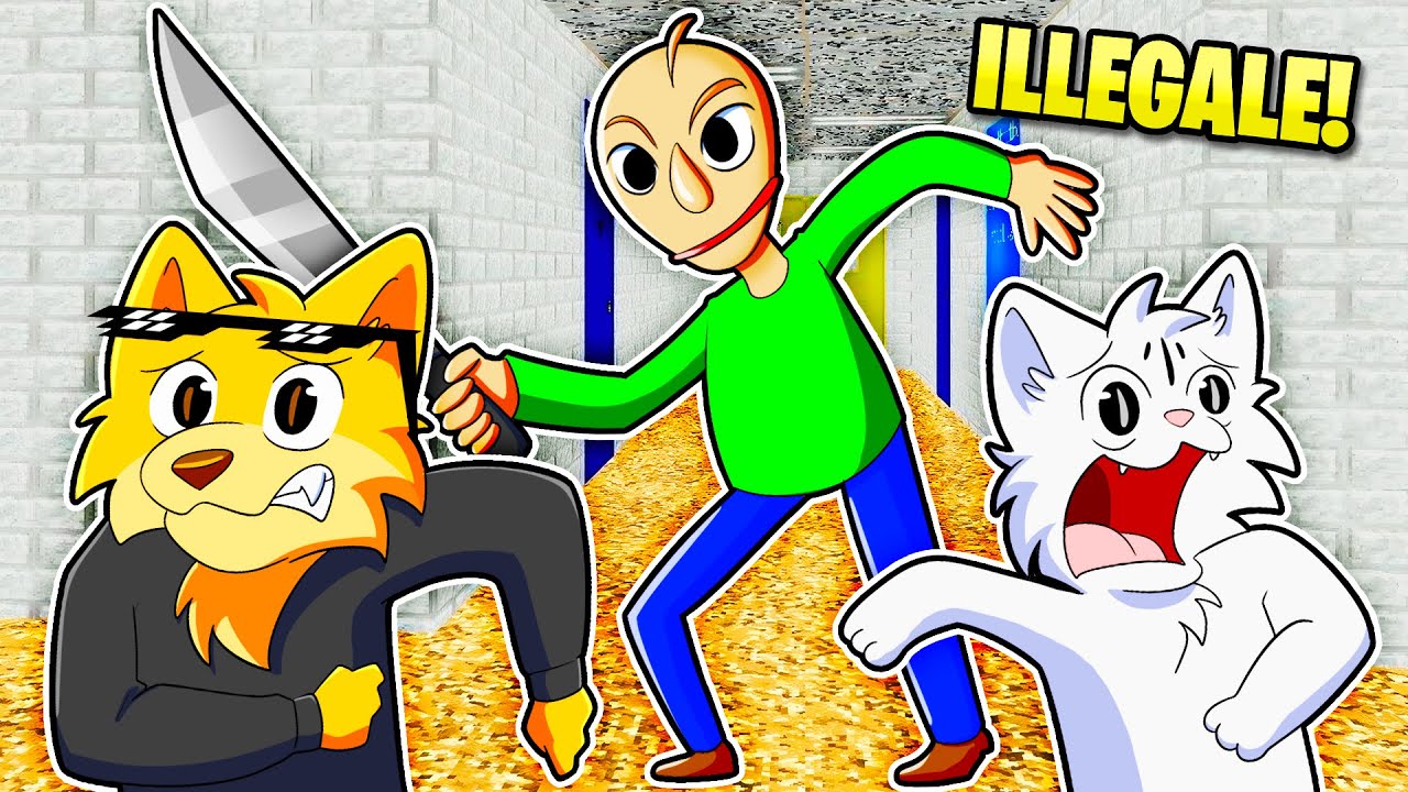 BALDI'S BASICS MA SU GMOD ALLE 3 DI NOTTE CON DRCAT È ILLEGALE! TROVIAMO IL TESORO NASCOSTO! *EPICO*