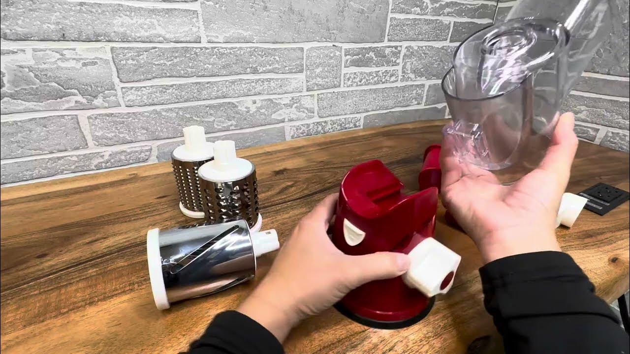 Geedel Rotary Cheese Grater, Kitchen Mandoline Vegetable Slicer Review