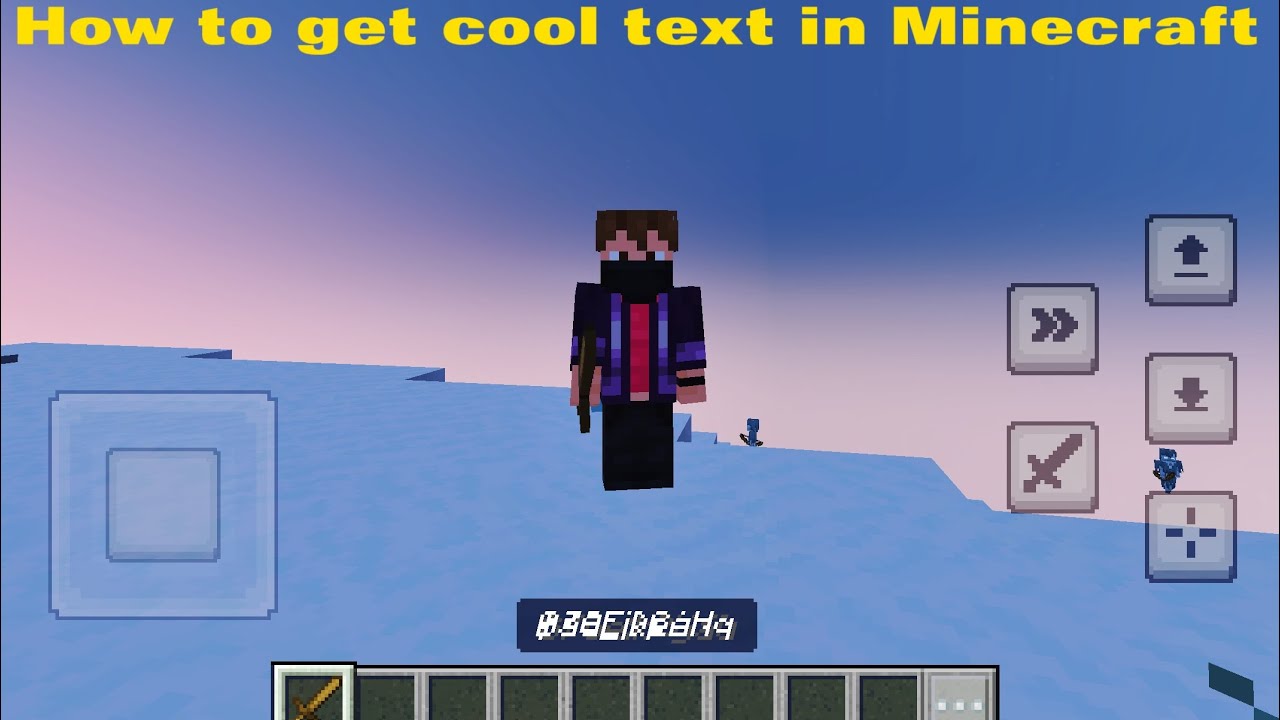 How to get cool/cursed text in Minecraft - YouTube
