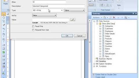 Creating Report With Parameters (Highlight Condition). Part 1 - [Shot on version 2013.1]