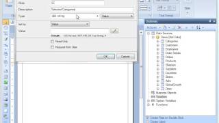 Creating Report With Parameters (Highlight Condition). Part 1 - [Shot on version 2013.1]