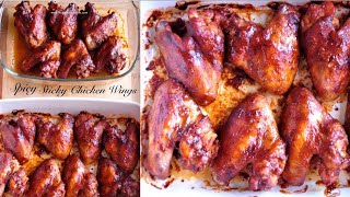 Spicy Sticky Chicken Wings
