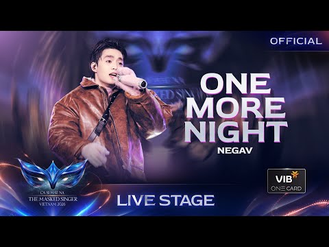 ONE MORE NIGHT (The Masked Singer 2026 Version) - GAUCI aka NEGAV [Live Stage]