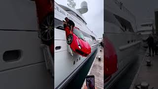 Ferrari Yacht Stunt Ends in DISASTER! 😱 (AI)