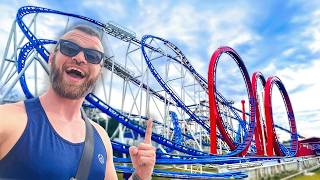 First Time at Indiana Beach! Riding All Coasters and Being Silly with Friends