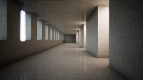 Corridor animation with ue4