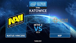 Natus Vincere vs NIP [Map 2, Train] (Best of 3) IEM Katowice 2020 | Groups Stage