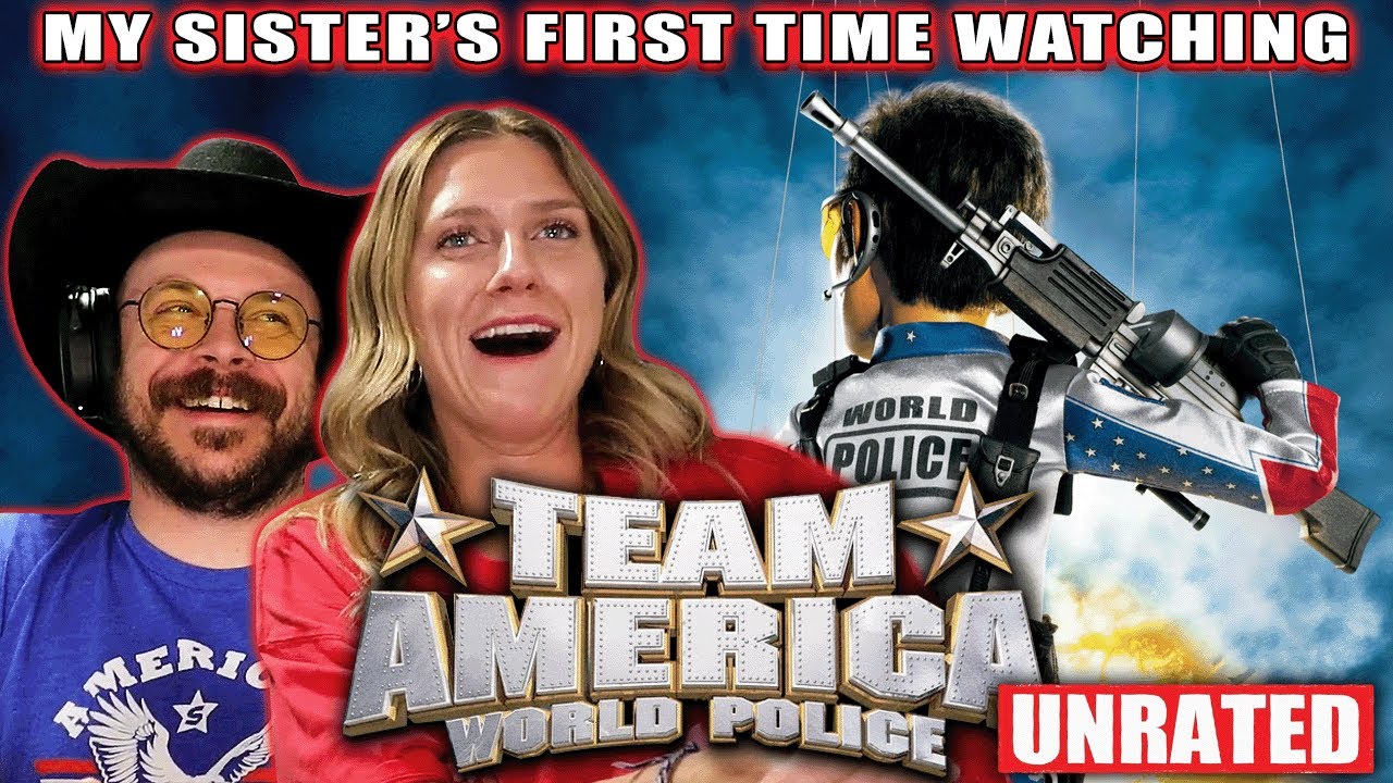 My Sister Watches Team America: World Police (2004) for the First Time | Movie Reaction | MATT DAMON