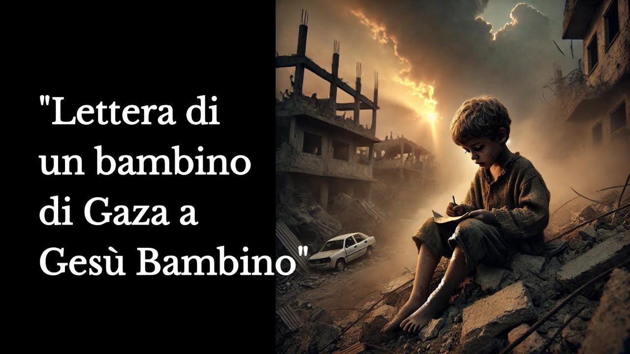 Lettera di un Bambino di Gaza a Gesù Bambino - YouTube