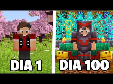 EU PASSEI 100 DIAS NO MINECRAFT 1.20 - O FILME