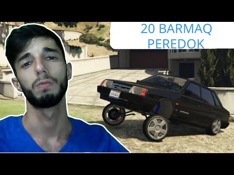 ƏSL AFTOŞ VAZ 21099 İLƏ 2 TƏKƏR QALDIRDIM - GTA 5 mod(maraqlı anlar)