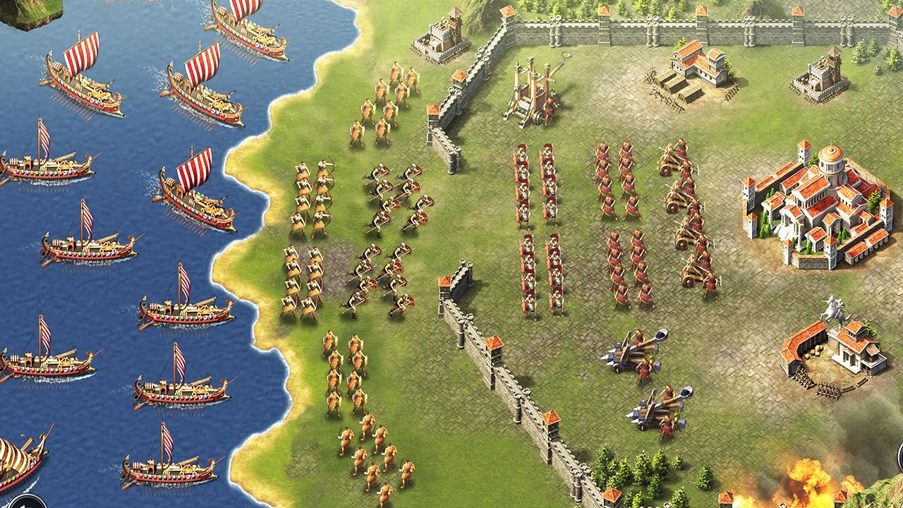 Grand War Rome Strategy Games Trailer Android Gameplay YouTube