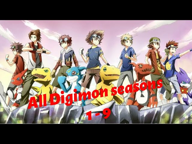 Aqui tenemos un canon  Digimon adventure, Digimon seasons