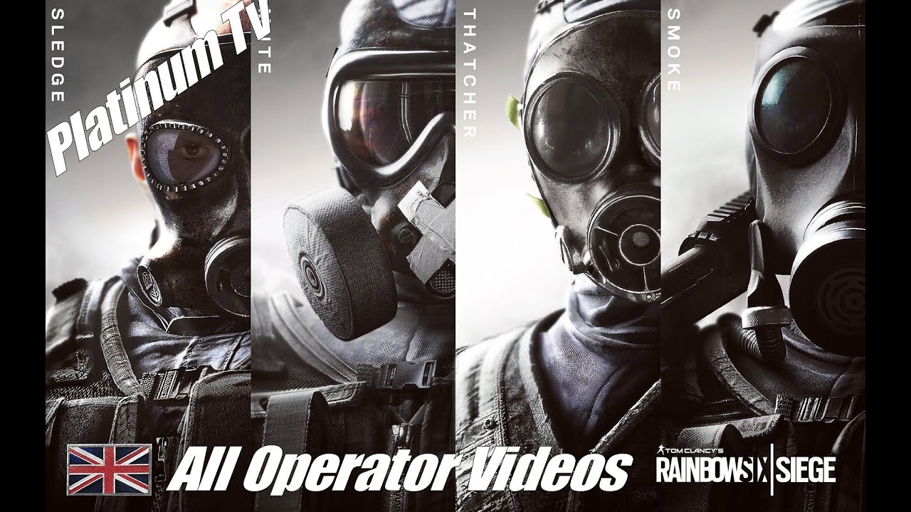 Rainbow Six Siege all SAS Operator Videos