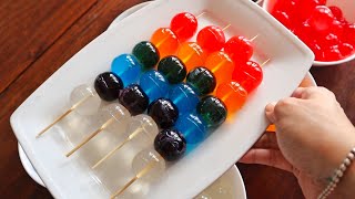 Cara buat Rainbow Jelly Ball Marble Jelita (& mini vlog perlis) | basickeli