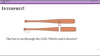 Center of Mass (Discreet)
