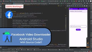 How to Create a Facebook Video Downloader App for Android using Java in Android Studio screenshot 5