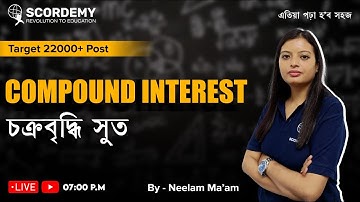 Compound Interest I 22000+ Vacancy I Mathematics | By Neelam Ma