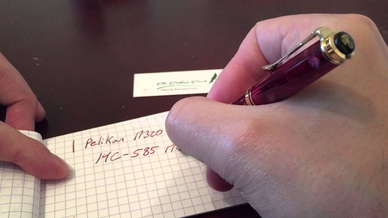 Review: M320 Ruby Red (2010) - The Pelikan's Perch The Pelikan's Perch
