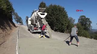 9 Ilin Yaylalarını Birleştirecek Yeşil Yol’un Yüzde 55’Inde Çalışmalar Tamamlandı