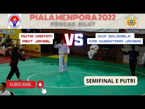 E PUTRI‼ MUTIA HARTATI 🔴PSHT🔴 VS DIVA SALSABILA 🔵KPSN🔵