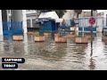 مياه الميناء القديم لمدينة تونس تغمر منطقة TGM في العاصمة 🇹🇳