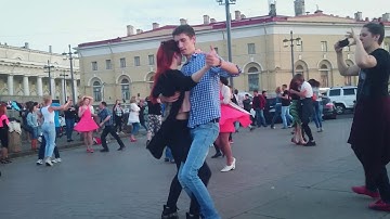 Zouk Open Air. Alexandr and Evgenia. Zouk improvisation